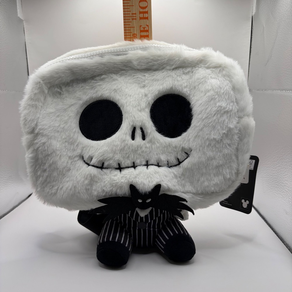 Disney Nightmare Before Christmas Jack Skellington Plush Crossbody Bag‎ Bioworld